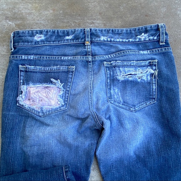 Marciano Distressed Splatter Jeans - Picture 5 of 6